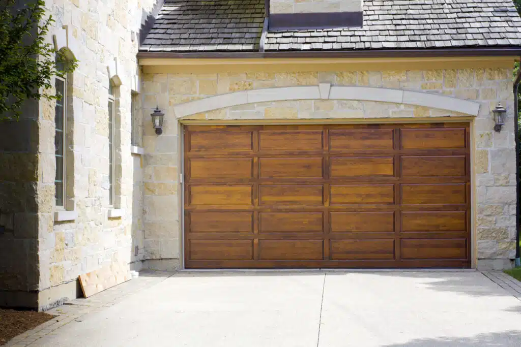 Maintaining Modern Cedar Garage Doors - BH Doors & Gates