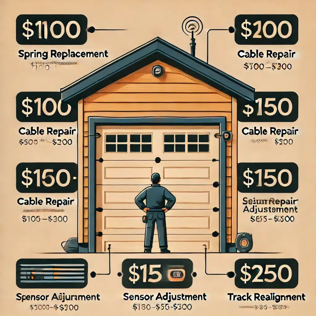 how much is it to fix a garage door