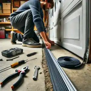 replacing garage door seal