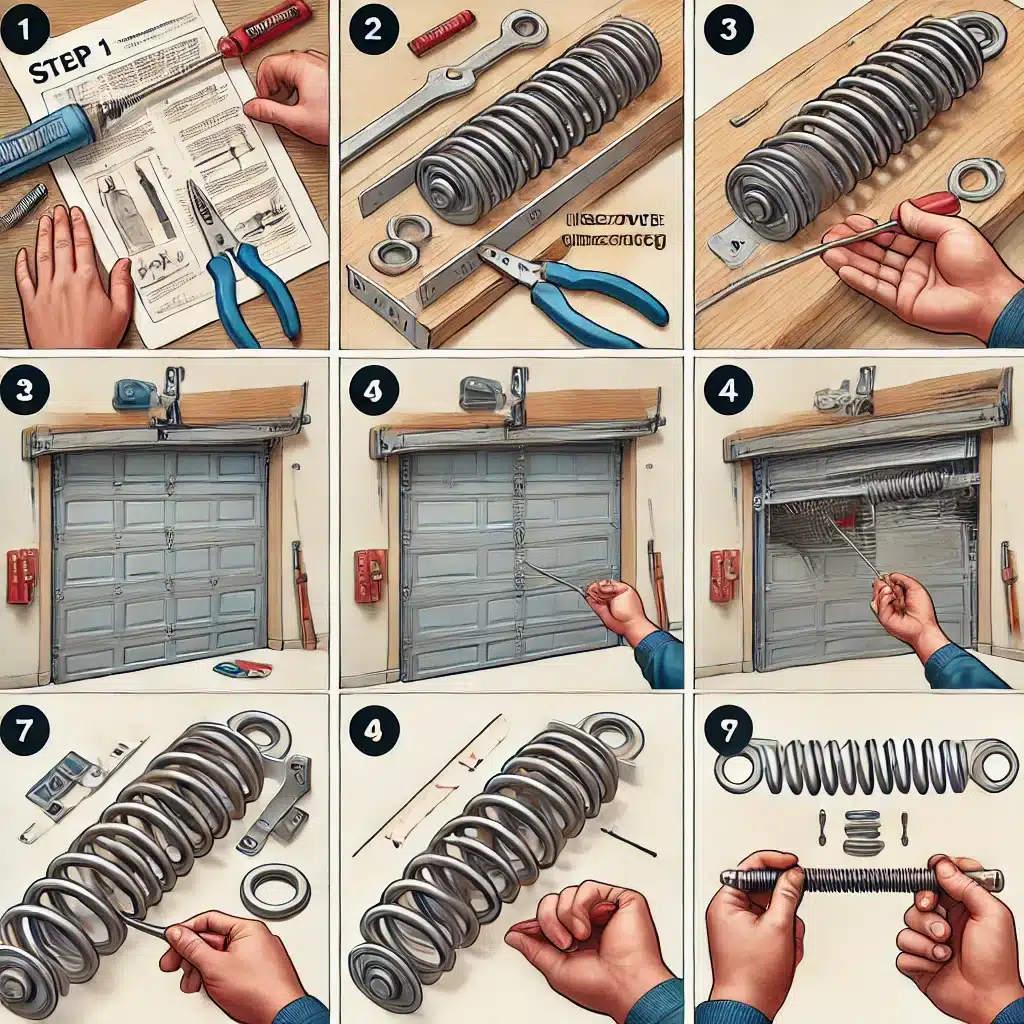 how to replace garage door spring