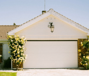 Garage Door with vinyl cover