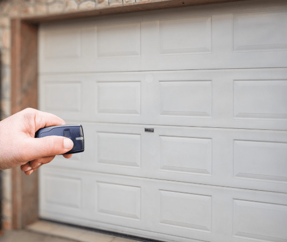 Opening a garage door