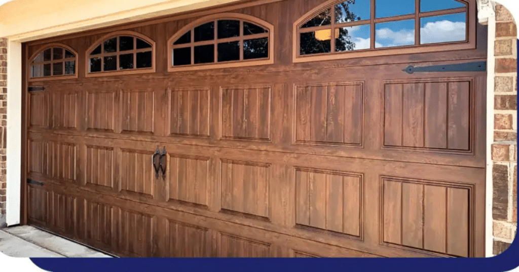 advantage of cedar garage door