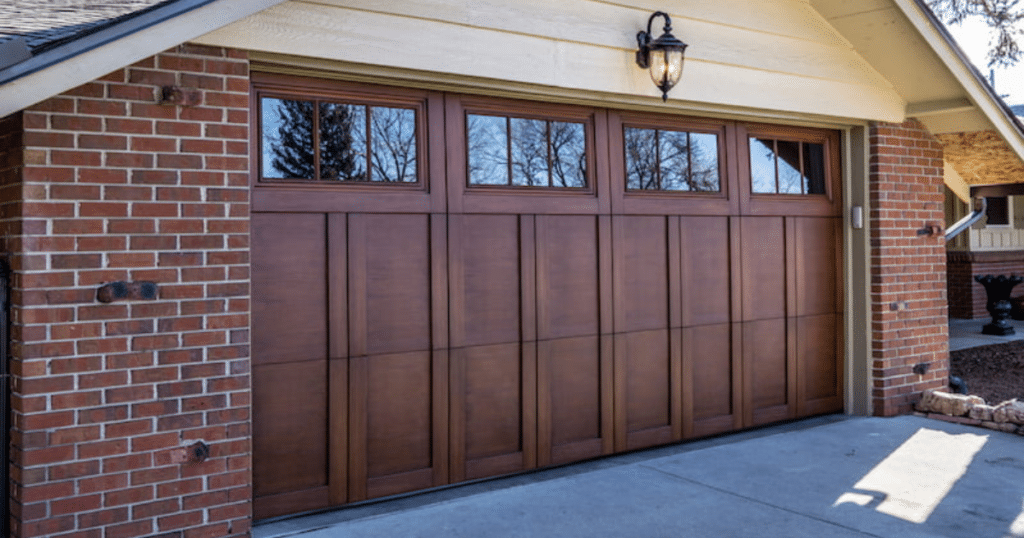 advantage of cedar garage door